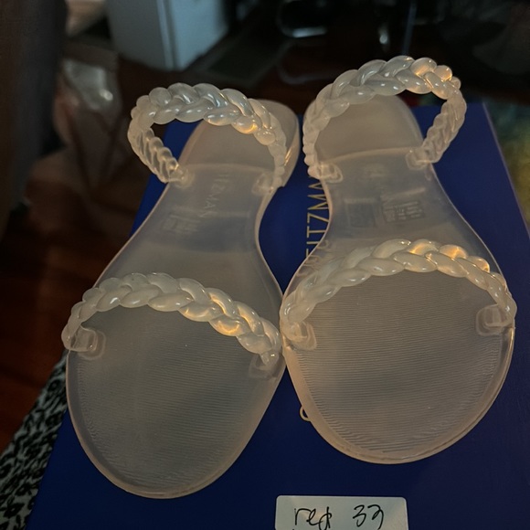 Stuart Weitzman Women's Braida Sawyer Jelly Sandals - Picture 7 of 8